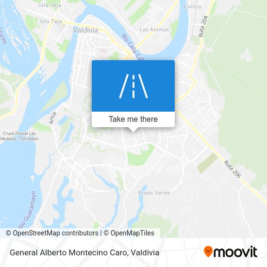 General Alberto Montecino Caro map