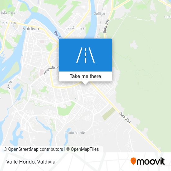 Mapa de Valle Hondo