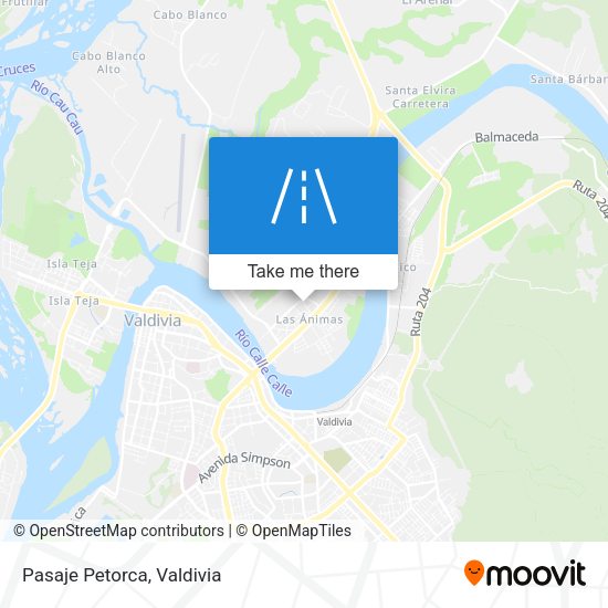Mapa de Pasaje Petorca
