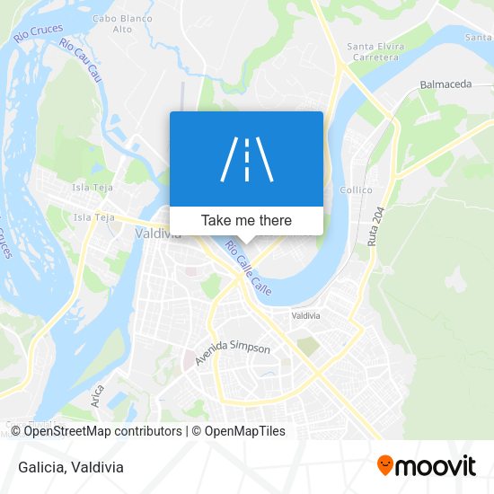 Mapa de Galicia
