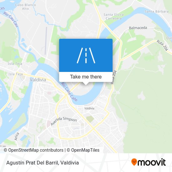 Mapa de Agustín Prat Del Barril