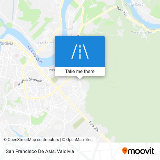 San Francisco De Asís map