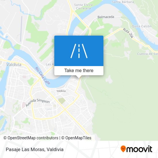 Mapa de Pasaje Las Moras
