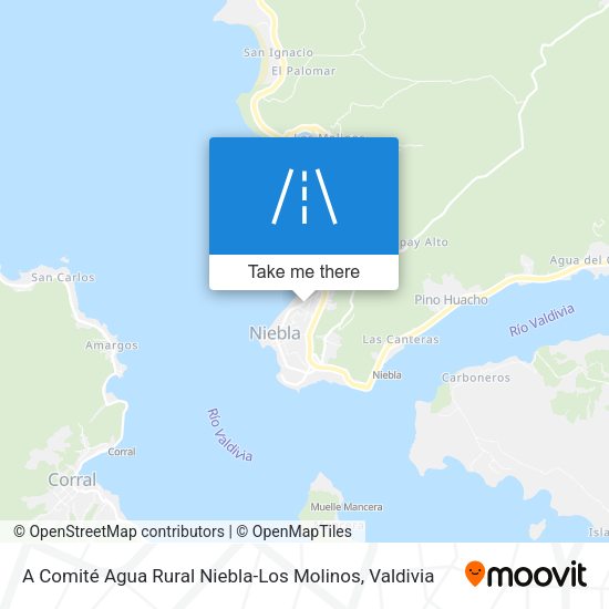A Comité Agua Rural Niebla-Los Molinos map