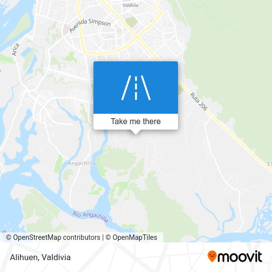 Mapa de Alihuen