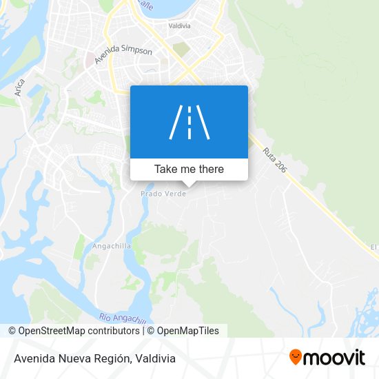 Avenida Nueva Región map