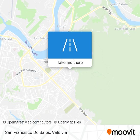 Mapa de San Francisco De Sales