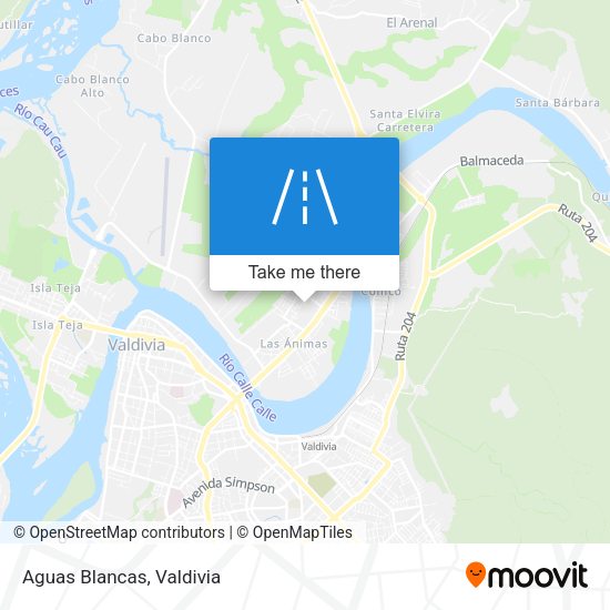 Mapa de Aguas Blancas