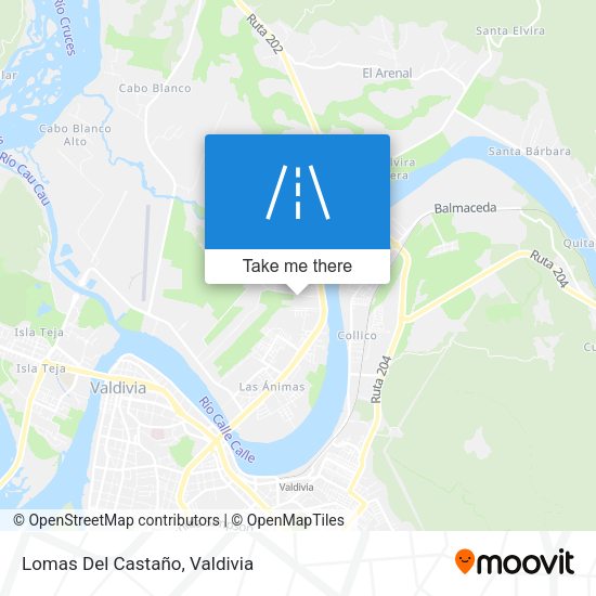 Lomas Del Castaño map