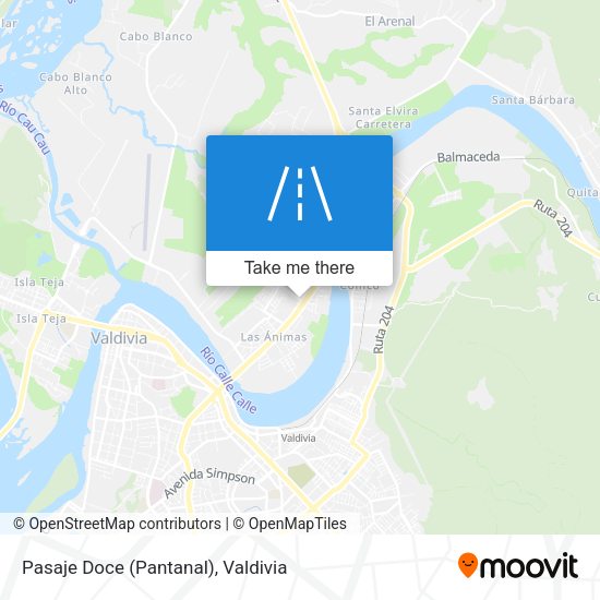 Pasaje Doce (Pantanal) map