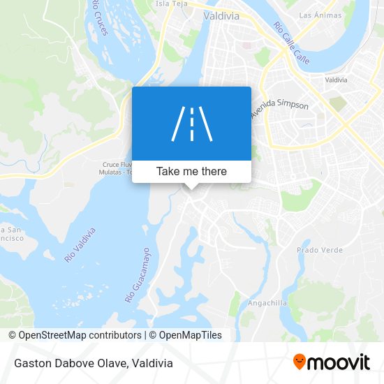 Gaston Dabove Olave map