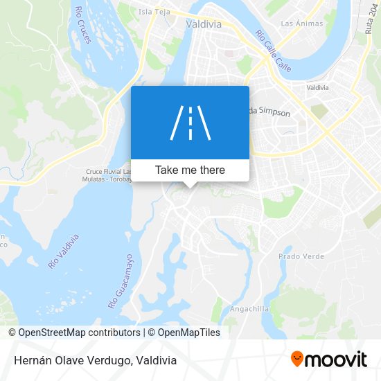 Mapa de Hernán Olave Verdugo