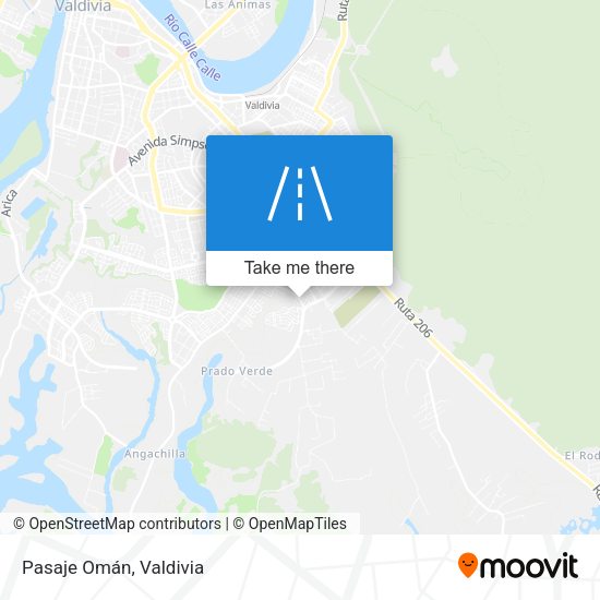 Mapa de Pasaje Omán