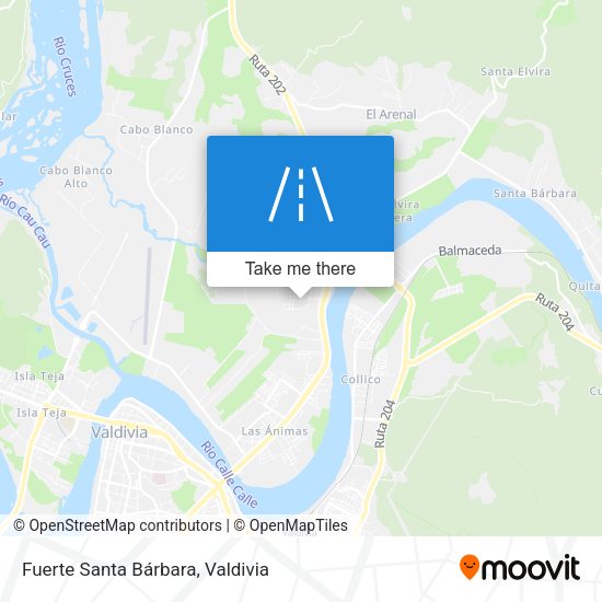 Fuerte Santa Bárbara map