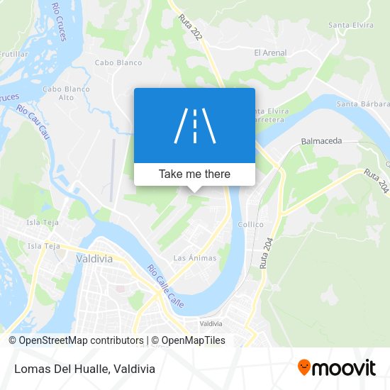 Mapa de Lomas Del Hualle