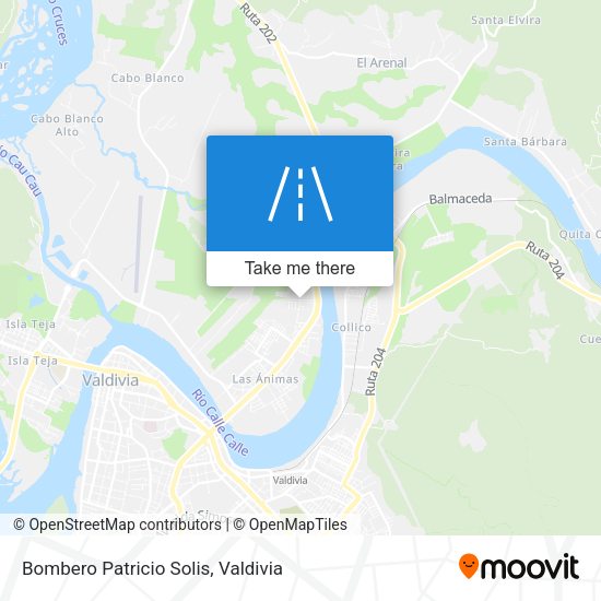 Bombero Patricio Solis map