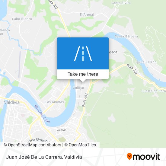 Mapa de Juan José De La Carrera