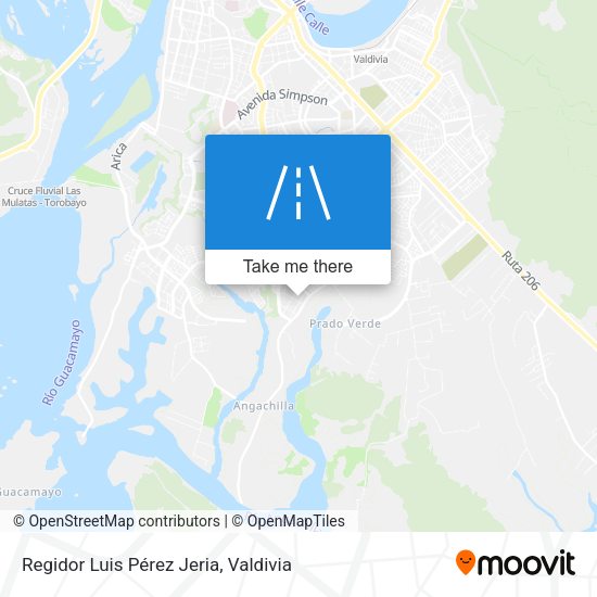 Regidor Luis Pérez Jeria map