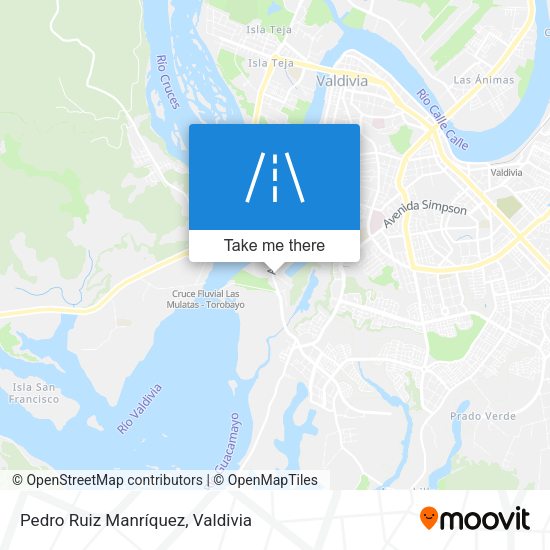 Pedro Ruiz Manríquez map