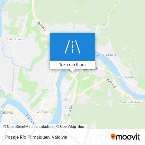 Mapa de Pasaje Río Pilmaiquen