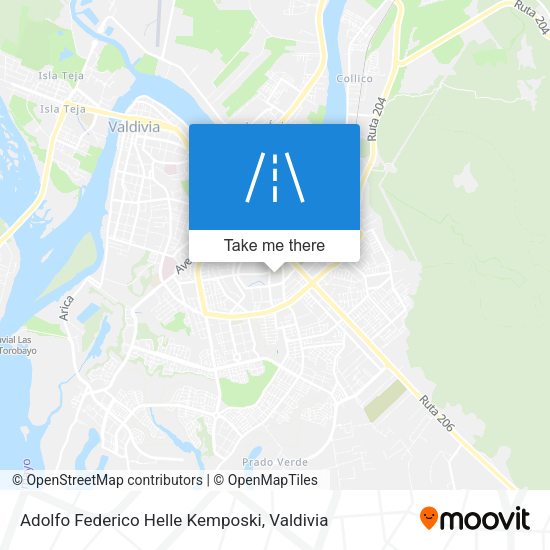 Mapa de Adolfo Federico Helle Kemposki