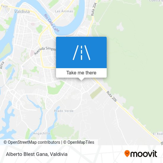Mapa de Alberto Blest Gana