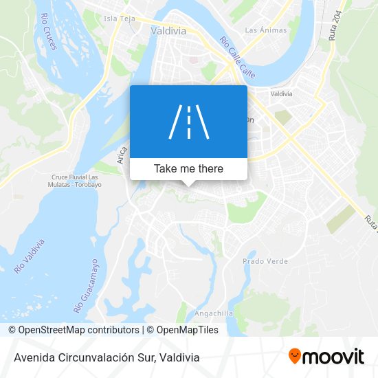 Mapa de Avenida Circunvalación Sur