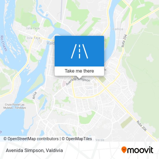 Mapa de Avenida Simpson