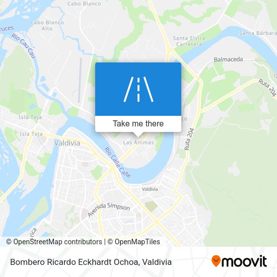 Bombero Ricardo Eckhardt Ochoa map