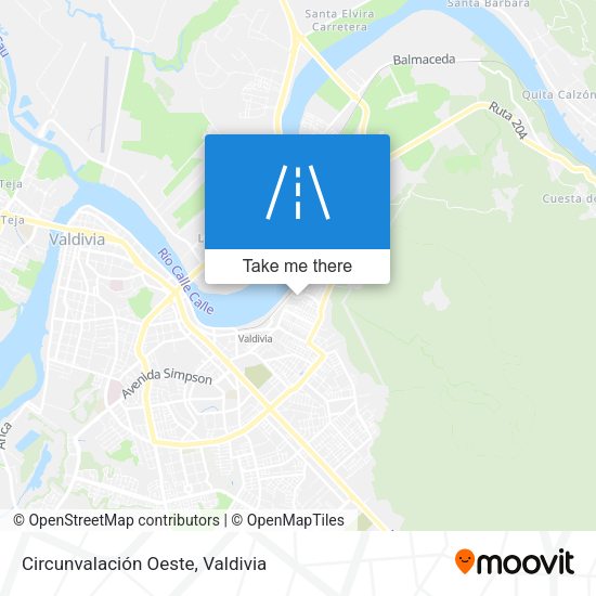Circunvalación Oeste map