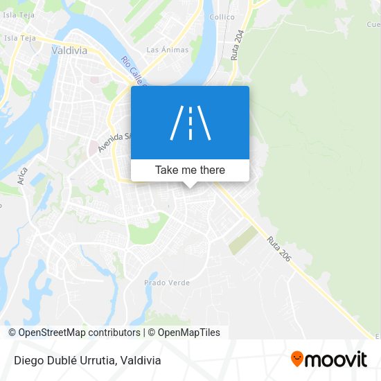 Diego Dublé Urrutia map