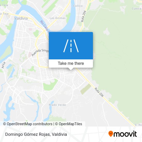 Domingo Gómez Rojas map