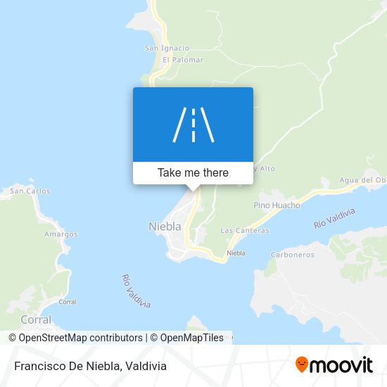 Mapa de Francisco De Niebla