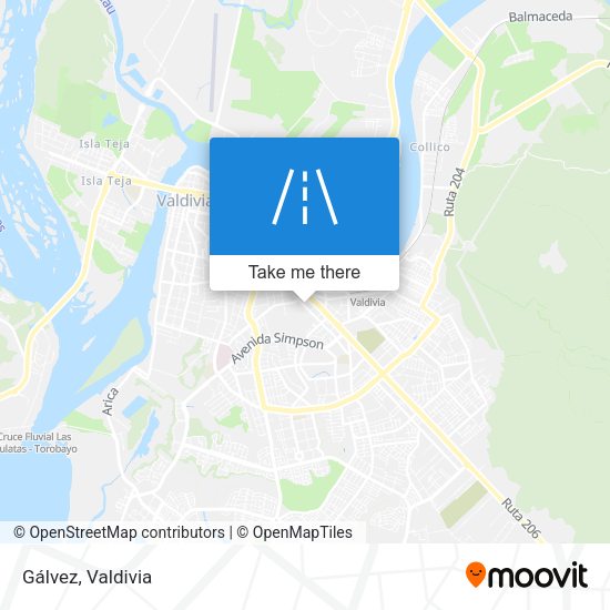 Mapa de Gálvez