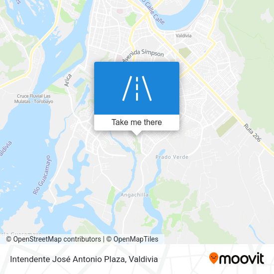 Intendente José Antonio Plaza map