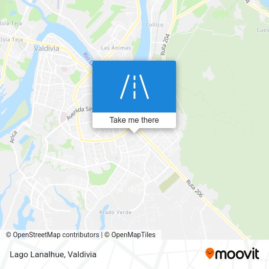 Mapa de Lago Lanalhue