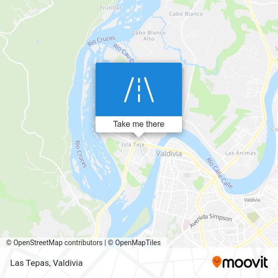 Mapa de Las Tepas