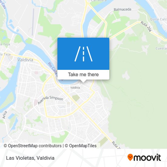 Mapa de Las Violetas