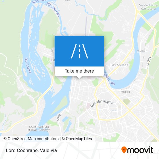 Mapa de Lord Cochrane