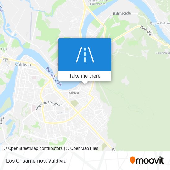 Mapa de Los Crisantemos