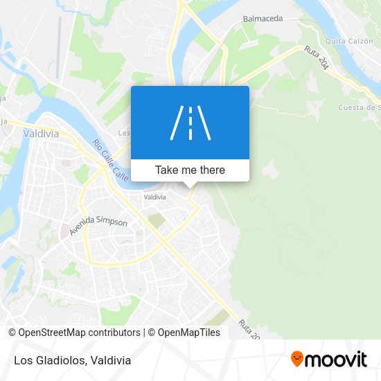 Mapa de Los Gladiolos