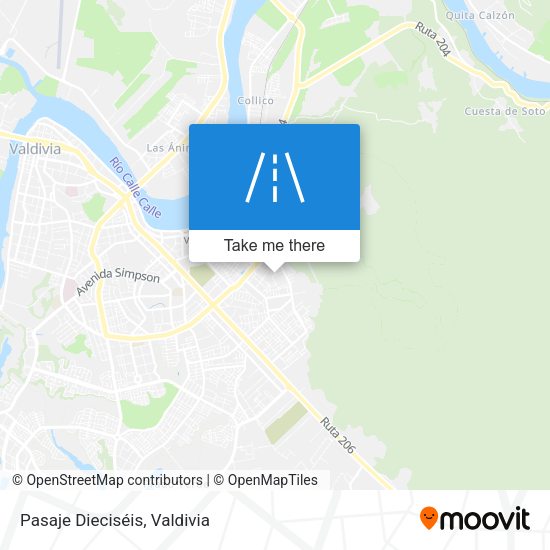 Pasaje Dieciséis map