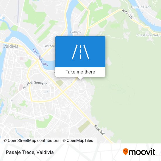 Mapa de Pasaje Trece