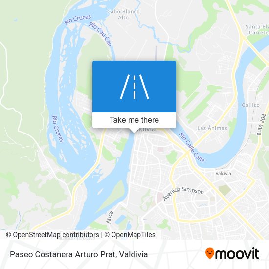 Paseo Costanera Arturo Prat map