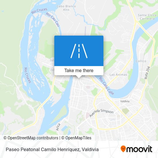 Paseo Peatonal Camilo Henríquez map