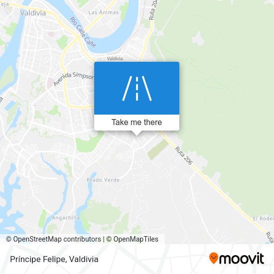 Mapa de Príncipe Felipe