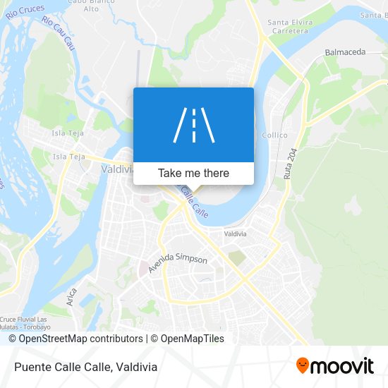 Mapa de Puente Calle Calle