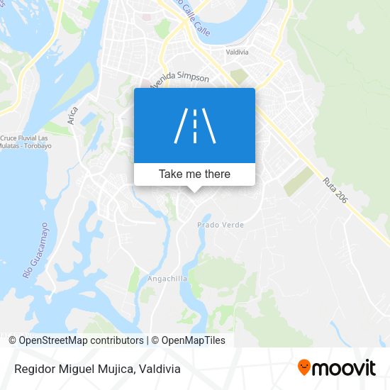 Mapa de Regidor Miguel Mujica