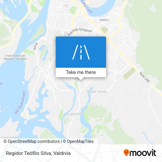 Regidor Teófilo Silva map