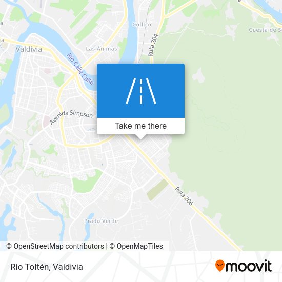 Mapa de Río Toltén